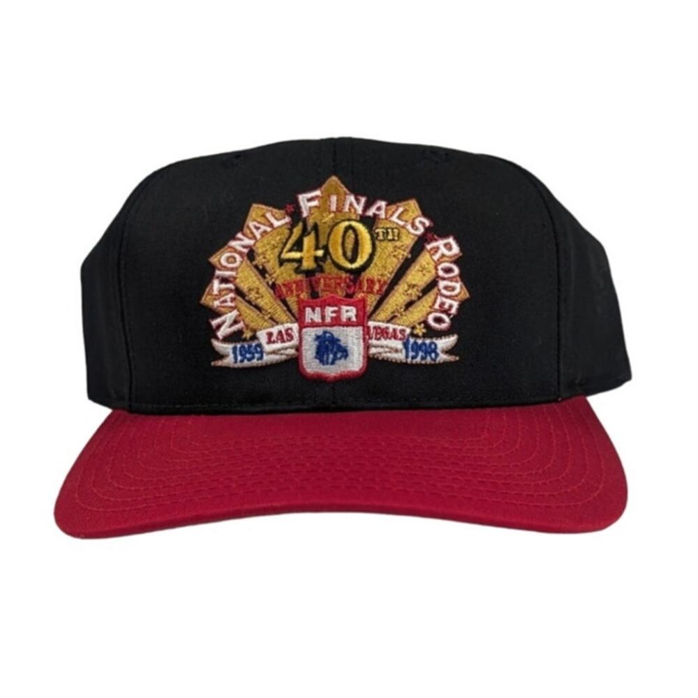 Vintage Rodeo National Finals 1998 Horse Riding Cowboy Western Snapback Hat